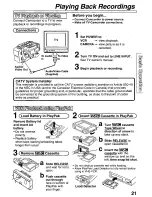 Preview for 21 page of Panasonic PV-L651 Operating Manual