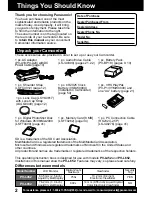 Предварительный просмотр 2 страницы Panasonic PV-L652 Operating Instructions Manual