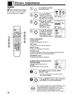 Preview for 14 page of Panasonic PV-M1367AD Operating Operating Manual