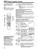 Preview for 16 page of Panasonic PV-M1367AD Operating Operating Manual