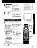 Preview for 13 page of Panasonic PV-M2059 Operating Manual