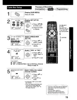 Предварительный просмотр 15 страницы Panasonic PV-M2059 Operating Manual