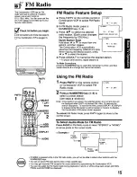 Preview for 15 page of Panasonic PV-M2068 Operating Operating Manual