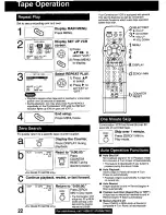 Preview for 22 page of Panasonic PV-M2759 Operating Operating Manual