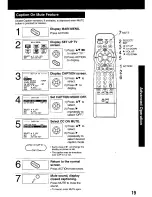 Preview for 19 page of Panasonic PV-M939 Operating Manual