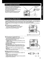 Preview for 7 page of Panasonic PV-M949W Operating Operating Manual