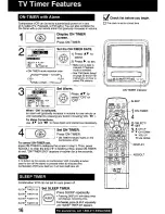 Preview for 16 page of Panasonic PV-M949W Operating Operating Manual