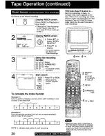 Preview for 24 page of Panasonic PV-M949W Operating Operating Manual