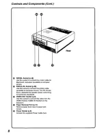 Preview for 8 page of Panasonic PV-PD2000 Operating Instructions Manual