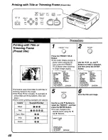 Preview for 40 page of Panasonic PV-PD2000 Operating Instructions Manual