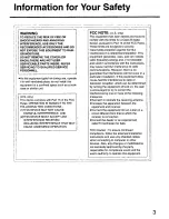 Preview for 3 page of Panasonic PV-PD2100 Operating Instructions Manual