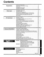 Preview for 5 page of Panasonic PV-PD2100 Operating Instructions Manual