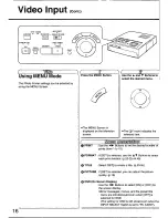 Preview for 16 page of Panasonic PV-PD2100 Operating Instructions Manual