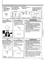 Предварительный просмотр 41 страницы Panasonic PV-PD2100 Operating Instructions Manual