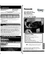 Panasonic PV-V4524S Operating Instructions Manual preview