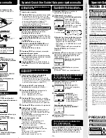 Предварительный просмотр 10 страницы Panasonic PV-V464S Operating Instructions Manual