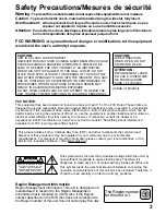 Preview for 3 page of Panasonic PV24DF62 - DVD COMBO Operating Instructions Manual