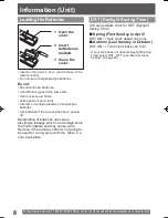 Preview for 8 page of Panasonic PV27DF4 - MONITOR/DVD COMBO Operating Instructions Manual