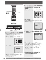 Preview for 20 page of Panasonic PV27DF4 - MONITOR/DVD COMBO Operating Instructions Manual