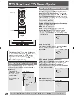 Preview for 24 page of Panasonic PV27DF4 - MONITOR/DVD COMBO Operating Instructions Manual