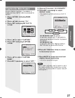 Preview for 27 page of Panasonic PV27DF4 - MONITOR/DVD COMBO Operating Instructions Manual