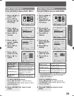 Preview for 29 page of Panasonic PV27DF4 - MONITOR/DVD COMBO Operating Instructions Manual