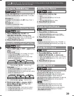 Preview for 39 page of Panasonic PV27DF4 - MONITOR/DVD COMBO Operating Instructions Manual