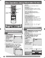 Preview for 46 page of Panasonic PV27DF4 - MONITOR/DVD COMBO Operating Instructions Manual