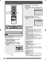 Preview for 56 page of Panasonic PV27DF4 - MONITOR/DVD COMBO Operating Instructions Manual