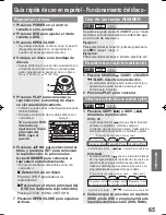 Preview for 65 page of Panasonic PV27DF4 - MONITOR/DVD COMBO Operating Instructions Manual