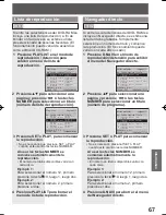 Preview for 67 page of Panasonic PV27DF4 - MONITOR/DVD COMBO Operating Instructions Manual