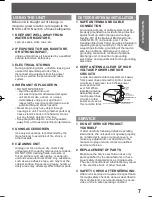 Preview for 7 page of Panasonic PV27DF64 - DVD TV COMBO Operating Instructions Manual