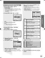 Preview for 33 page of Panasonic PV27DF64 - DVD TV COMBO Operating Instructions Manual