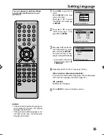 Preview for 35 page of Panasonic PV9D53 - MONITOR/DVD COMBO Operating Instructions Manual