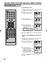 Preview for 52 page of Panasonic PV9D53 - MONITOR/DVD COMBO Operating Instructions Manual