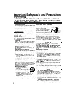 Preview for 2 page of Panasonic PVD4735S - DVD/VCR DECK Operating Instructions Manual