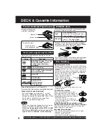 Preview for 6 page of Panasonic PVD4735S - DVD/VCR DECK Operating Instructions Manual