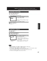 Preview for 27 page of Panasonic PVD4735S - DVD/VCR DECK Operating Instructions Manual