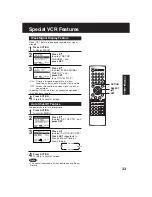 Preview for 33 page of Panasonic PVD4735S - DVD/VCR DECK Operating Instructions Manual