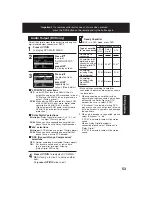 Preview for 53 page of Panasonic PVD4735S - DVD/VCR DECK Operating Instructions Manual