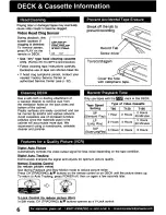 Preview for 6 page of Panasonic PVD4741 - DVD/VCR DECK Operating Instructions Manual