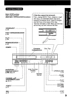 Preview for 9 page of Panasonic PVD4741 - DVD/VCR DECK Operating Instructions Manual