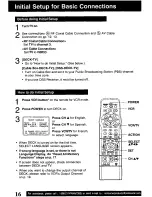 Preview for 16 page of Panasonic PVD4741 - DVD/VCR DECK Operating Instructions Manual