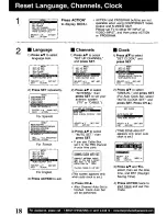 Preview for 18 page of Panasonic PVD4741 - DVD/VCR DECK Operating Instructions Manual