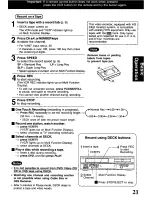 Preview for 21 page of Panasonic PVD4741 - DVD/VCR DECK Operating Instructions Manual