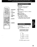 Preview for 31 page of Panasonic PVD4741 - DVD/VCR DECK Operating Instructions Manual