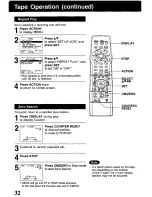 Preview for 32 page of Panasonic PVD4741 - DVD/VCR DECK Operating Instructions Manual