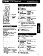 Preview for 33 page of Panasonic PVD4741 - DVD/VCR DECK Operating Instructions Manual