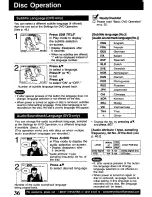 Preview for 36 page of Panasonic PVD4741 - DVD/VCR DECK Operating Instructions Manual