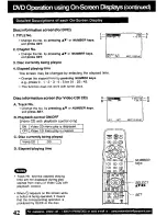 Preview for 42 page of Panasonic PVD4741 - DVD/VCR DECK Operating Instructions Manual